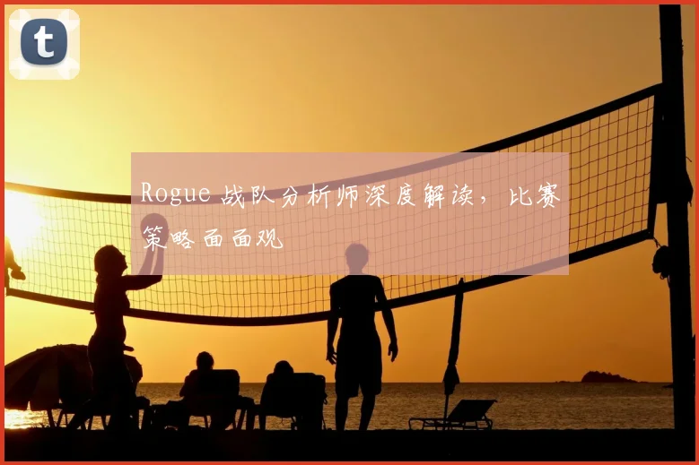 Rogue 战队分析师深度解读,比赛策略面面观